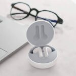 LG TONE Free Bluetooth® Wireless Stereo Earbuds (White) with Meridian Audio - OPEN BOX - Image 3