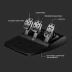 Logitech G923 Trueforce Sim Racing Wheel and Pedals for PC, PS4, and PS5 - Image 3