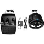 Logitech G923 Racing Wheel and Pedals for Xbox Series X|S, Xbox One and PC - Black - Image 3
