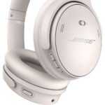 Bose QuietComfort 45 Noise-Canceling Wireless Over-Ear Headphones - White - OPEN BOX - Image 5
