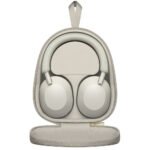 Sony Noise-Canceling Over-Ear Headphones - Silver - Image 6