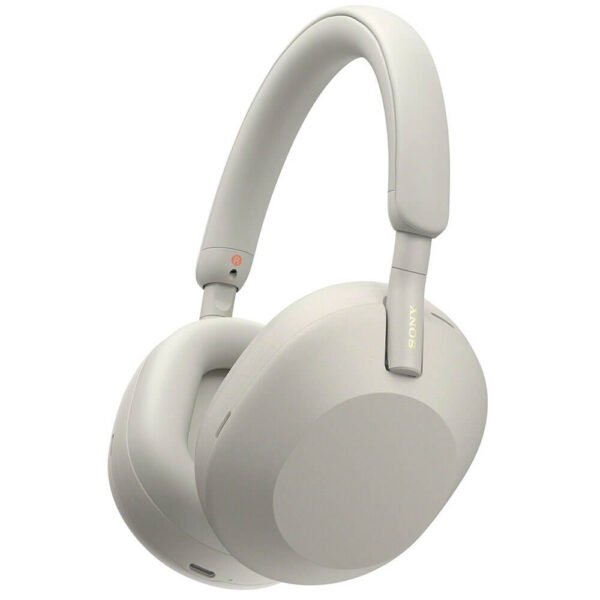 Sony Noise-Canceling Over-Ear Headphones - Silver
