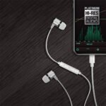 Naztech Platinum MFi Lightning Earphones - White - OPEN BOX - Image 5