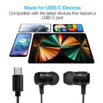 Naztech Platinum High Fidelity USB-C Wired Earbuds - Black - Image 3