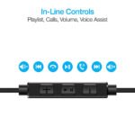 Naztech Platinum High Fidelity USB-C Wired Earbuds - Black - Image 4