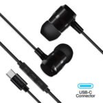 Naztech Platinum High Fidelity USB-C Wired Earbuds - Black