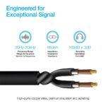 Naztech Platinum High Fidelity USB-C Wired Earbuds - Black - Image 2