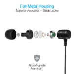 Naztech Platinum High Fidelity USB-C Wired Earbuds - Black - Image 6