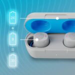 Skullcandy Jib True 2 Wireless In-Ear Earbuds - Light Grey/Blue - OPEN BOX - Image 6