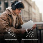 Audio Technica Wireless Over-Ear Headphones - Black - Image 4