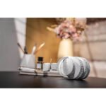 Audio Technica Wireless Over-Ear Headphones - White - Image 3