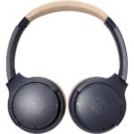 Audio Technica Wireless On-Ear Headphones - Navy/Beige - Image 5