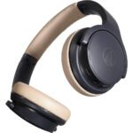 Audio Technica Wireless On-Ear Headphones - Navy/Beige - Image 7