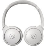Audio Technica Wireless On-Ear Headphones - White - Image 4