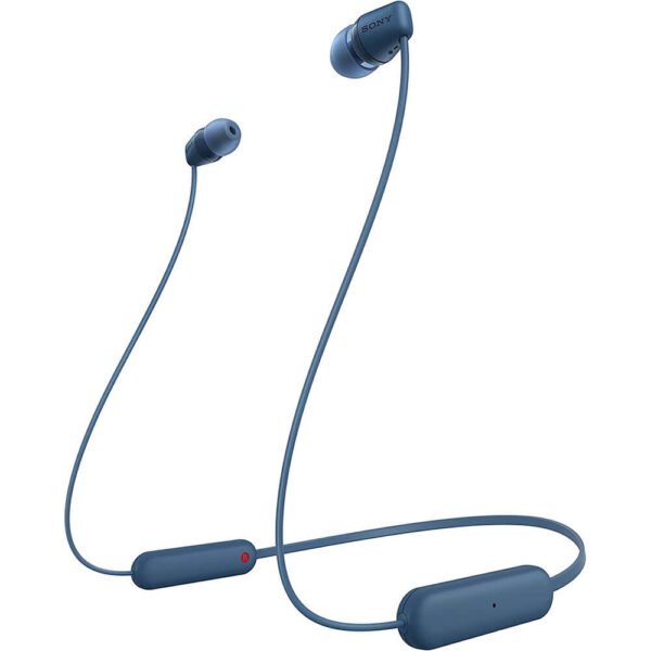 Sony WI-C100 Wireless In-Ear Headphones - Blue - OPEN BOX