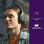 Philips Wireless Noise-Cancelling On-Ear Headphones - Black - OPEN BOX - Image 3