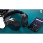 Philips Wireless Noise-Cancelling On-Ear Headphones - Black - OPEN BOX - Image 5