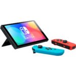 Nintendo Switch - OLED Model Neon Blue/Neon Red Set - Image 2