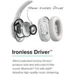 Cleer Enduro Noise Cancelling On-Ear Headphones - Light Grey - Image 6