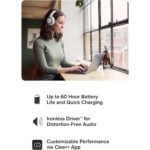 Cleer Enduro Noise Cancelling On-Ear Headphones - Light Grey - Image 7