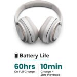 Cleer Enduro Noise Cancelling On-Ear Headphones - Light Grey - Image 4