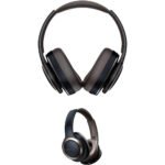 Cleer Enduro Noise Cancelling On-Ear Headphones - Dark Navy - Image 4