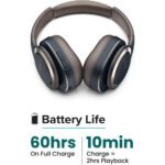 Cleer Enduro Noise Cancelling On-Ear Headphones - Dark Navy - Image 2