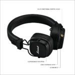 Marshall Major V Wireless On-Ear Headphones - Black - Image 6