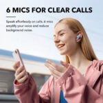 Soundcore by Anker Liberty 4 True Wireless Noise Canceling 98.5% Earbuds - Light Blue - Image 4