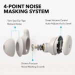 Soundcore by Anker Sleep A20 Wireless Noise Canceling Earbuds - Slumber Beige - Image 5