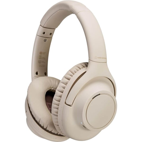 Audio Technica Wireless Over-Ear Headphones - Beige