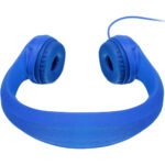 Aluratek Volume-Limiting Wired Foam Headphones - Blue - Image 2