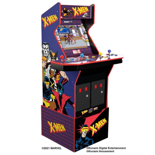 Arcade1up X-Men 4 Player Arcade Cabinet with Riser and Stool - OPEN BOX