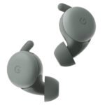 Google Pixel Buds A-Series with Charging Case - Dark Olive - OPEN BOX - Image 4