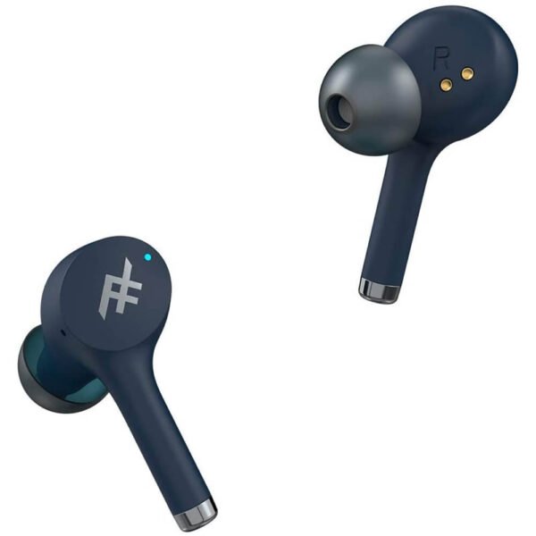 iFrogz AirTime Pro Wireless Earbuds + Charging Case - Blue - OPEN BOX