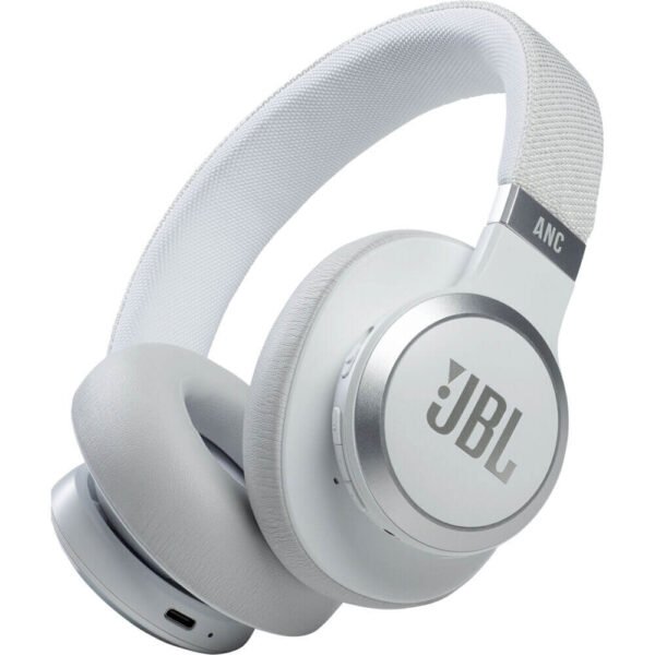 JBL Live 660NC White Wireless Over-Ear Headphones - OPEN BOX