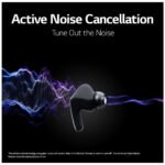 LG Tone Free FP5 - Enhanced Active Noise Cancelling Bluetooth Earbuds - Black - OPEN BOX - Image 14