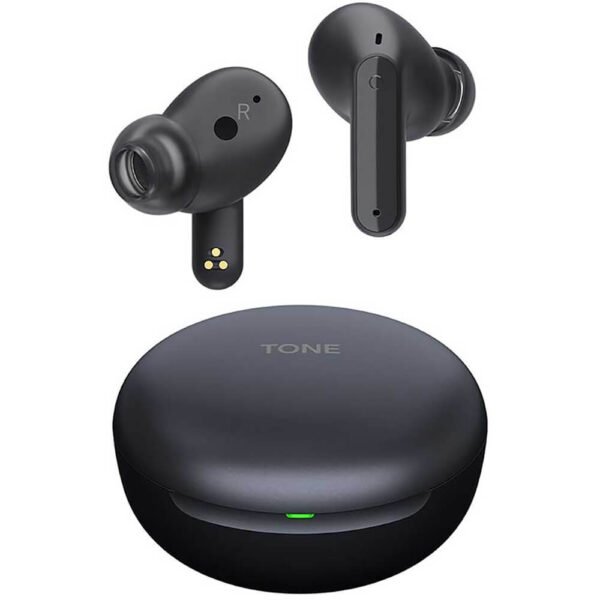 LG Tone Free FP5 - Enhanced Active Noise Cancelling Bluetooth Earbuds - Black - OPEN BOX