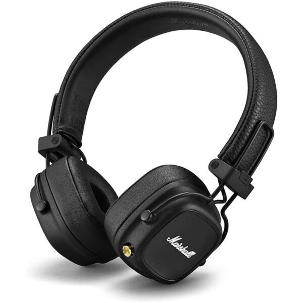 Marshall Major IV On-Ear Wireless Bluetooth Headphones- Black